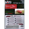 KATO K10910 Scala N TGV Thalys PBKA 10 auto set con display UNITRACK...