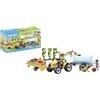 Playmobil 71442 Country: Tractor with Trailer and Water Tank, fresh harvest on t