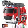 LioMaxi CAMION POMPIERI TELECOMANDATO 1:24 CON POMPA SPRUZZATRICE GIOCATTOLO PER BAMBINI