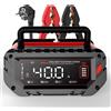 Caricabatterie per Auto 40A 6V/12V/24V - Caricabatterie Intelligente Con Displa