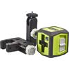 Ryobi RBCLLR1 Livella Laser a Croce Color Verde con 2 Linee Simultanee, per Distanze Fino a 15m, Autolivellante, con LED di Indicazione Fuori Asse