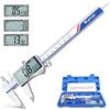 Kynup Calibro Digitale, Calibro Elettronico da 150 mm, Acciaio Inossidabile con Conversione mm/Pollici/Frazioni, Resistente agli Spruzzi, Carattere Grande, Ampio Schermo LCD, 6''