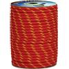 Corderie Italiane 006006589 Treccia corit rossa, 8 mm - 30 mt, Corda intrecciata multiuso resistente ai raggi U.V. e all'abrasione, per attività all'aperto, giardino, mare, guinzagli e fai da te, rottura 700 kg