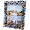 LE GEMME DI VENEZIA Portafoto In Vetro Di Murano E Murrine Millefiori Made in Italy (12x15)