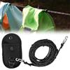 HENGBIRD 3,5 m di filo da viaggio allungabile con 24 perline dure, extra forte, filo per bucato da campeggio, antiscivolo, per lavanderia, giardino, balcone, camper, campeggio e accessori per lo zaino