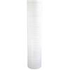 Leewadee Vaso da Terra Grande Alto 85 cm - Vaso Bianco Legno di Mango Fatto a Mano da Interno Erbe della Pampa