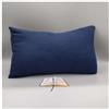 ZZDZW Copri Cuscini 40x70 Elasticizzato, Federe Copricuscino 50x80 con Cerniera,Federe Moderne per Camera da Letto Divano Decorativo Velluto A Coste Elegante Lavabile(Blu Scuro,60x80 cm)