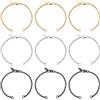 UNICRAFTALE 9 pz 3 Colori Catene per Bracciali 304 Catene per Bracciali Semifinite in Acciaio Inossidabile con Anelli di Salto Chiusure Ad Artiglio di Aragosta per La Realizzazione di Braccialetti
