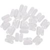 Reoyloep Set di 20 connettori per tende verticali, accessori bianchi, connettori per catena per tende a rulli, connettori per cordini