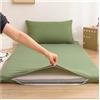YANGAFJDUA Morbido Coprimaterasso Futon con Cerniera, Pieghevole Fodera in Puro Cotone in Diversi Colori Coprimaterasso Lavabile per Materasso per Divano Reclinabile da Pavimento,E,120x200cm/47x79in