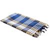 Carenesse Panno Hammam blu a quadretti, 100% cotone, 80 x 170 cm, Asciugamano da bagno turco, Asciugamano sauna da spiaggia da viaggio sportivo, Peshtemal, Fouta
