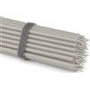 NKlaus 50x candele a bastoncino grigie senza fuliggine sottili e lunghe 16cm cera di paraffina premium 36115