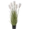 Hollyone Erba Artificiale di Pampa Alta 100 cm in Vaso - Pianta Decorativa Solitaria