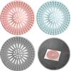 FIUTEKO 3 filtri di scarico in silicone, per lavello, doccia, scolapasta per capelli, vasca da bagno, copertura per scarico, scolapasta doccia