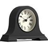 Jones Clocks® Speakeasy Orologio a piccolo camino | Classico design del cappello di Napoleone | Nero | Numeri romani |Stile tradizionale per scrivania, tavolo, scaffale o comodino