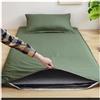 YANGAFJDUA Morbido Coprimaterasso Futon con Cerniera, Pieghevole Fodera in Puro Cotone in Diversi Colori Coprimaterasso Lavabile per Materasso per Divano Reclinabile da Pavimento,A,90x190cm/35x75in