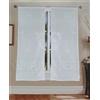 GBiancheria Coppia Tende CUORE RICAMATO 60x150 60x240 per Finestra e Portafinestra Pronte da Appendere (Bianco, 60x150cm)