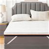 Solviente Topper Materasso Matrimoniale (180x200cm)-7,5cm Memory Foam Ortopedico Rinfrescante, Extra Traspirante, Rivestimento Lavabile OEKO-TEX®, Correttore Durezza Materasso