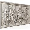 Runa Art Quadro Antico Bassorilievo Roma Stampa D'Arte Tela Non Tessuta Decorazione Murale Soggiorno Camera Da Letto 025656a