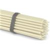 NKlaus 50x candele da altare bianco senza fuliggine sottile 16cm lungo cera di paraffina premium 36117