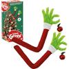 Original Cup Green Hand® Ornamento per L'Albero di Natale | Braccio di Elfo in Peluche Verde | Decorazione Natalizia Divertente | 46x28 cm | Facile Installazione | Decorazione Elf Burlone | OriginalCorner®