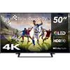 Smart Tech TV QLED 50 POLLICI UHD 4K SMART GOOGLE TV HDMI USB WIFI BLUETOOTH 2023