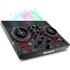 Numark CONTROLLER DJ PARTY MIX CON LUCI E ALTOPARLANTI INTEGRATI 2 DECK DJ MIXER
