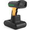 ‎Inateck Inateck Industrial Barcode Scanner Wireless, 2D QR Code Scanner with Smart Charg