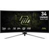 MSI MAG 345CQRF E20 Monitor Curvo 34" UWQHD 21:9 200 Hz HDMI DP VA