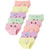 Charmi Slip Mutande Intimo Bambina 2-10 Anni Confezione da 10 Faccina Carina 2-4 Anni (Dimensioni del Produttore M)