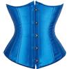 GMVZGQW Corsetto da donna con lacci, modellante in vita, sottoseno, vintage, per San Valentino, rinascimentale, steampunk, Azzurro chiaro, XX-Large