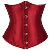 GMVZGQW Corsetto da donna con lacci, modellante in vita, sottoseno, vintage, per San Valentino, rinascimentale, steampunk, Vino rosso, Large