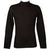 RAGNO Lupetto Mezzo Collo Uomo Maglia Manica Lunga Caldo e soffice Cotone bio Articolo U262AZ BIO Cotton, 020 Nero, 5 - Quinta