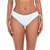 Ocean Blues Bikini Bottom con Coulisse Laterale a Vita Bassa per Donna