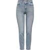 Only - Onlemily HW St Raw Crop Ank Mae06 Noos, Jeans Donna