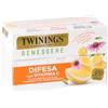 Twinings, Benessere Difesa, Tè Verde, Zenzero ed Echinacea Aromatizzati al Limone, con Vitamina C per il Benessere Immunitario, 1 Confezione da 18 Filtri