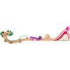 Small Foot 11379 Pista biglie Junior Parcogiochi in Legno, con Elementi Flessibili, incl. biglie, per Bimbi dai 18 Mesi