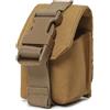 Generic Sacchetti multiuso compatibili da appendere piccola borsa per paintball costruzione in nylon adatto per vari gilet e cinture pratiche borse da appendere multifunzionale piccola borsa in nylon texture