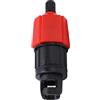 TYTOGE Adattatore per Valvola Dell'Aria per Paddle Board, Connettore per Valvola Gonfiabile 4 in 1 con Pompa Ad Aria per Auto per Gommone per Canoa Kayak (Rosso)