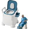 Générique Compact Portable Toilet - Folding Cassettiera per esterni Travel | PP Materiale con 46 x 42 x 52 cm Size, 18,11 x 16,54 x 20,47 pollici, Easy Clean Function, Multi Use Accessory