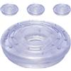 Didiseaon Tampone Antiscivolo in Gomma 4 Pezzi per Barra Pull Up da 4,5-4,6cm, Protezione Telaio Porta per Esercizi Indoor Barra per Trazioni