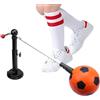 Generisch Attrezzatura per allenamento da calcio, 42 x 19 cm, base in ferro pesante in poliuretano, barra girevole a 360°, supporto portatile per esercizi di calcio, attrezzatura per dribbling per interni ed