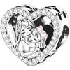 CYCUFF Sterling Silver Charms 925 per Bracciale Europeo, Collane Pendente Perline Gioielli Regalo per Le Donne Amici di Famiglia