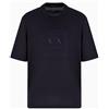 Armani Exchange Limited Edition Blue Edition Box Logo Tee T-Shirt Uomo (Pacco da 1)