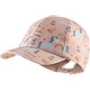 Sterntaler Berretto da Baseball da Bambina in Jersey Stampato con Cappello da Baseball Arcobaleno e Unicorno, Rosa Polvere, 47