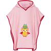 Playshoes Poncho in spugna per bambini, Asciugamano da accappatoio Unisex - Bambini e ragazzi, Gufo, L (ab ca. 4 Jahre)