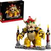LEGO Super Mario The Mighty Bowser, kit di costruzione e visualizzazione 3D, figura da collezione con piattaforma di battaglia, idea giocattolo per videogiochi per i fan di Super Mario Bros, 71411