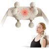 SKG Massaggiatore per collo con calore, massaggiatore Shiatsu per spalle, testa massaggiante 6D bianca, regalo per uomini e donne, H7 Ultra
