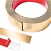 Yunlaishaocer 10 m x 5 cm di Nastri Metallici Decorativi Autoadesivi, Lamiere in Acciaio Inox per Pareti, Listelli in Stucco per Pareti, Scolapiatti e Incollaggio in Acciaio Inox per Camino, Cornici per Specchi