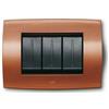 ABB Placca ABB ELOS in metallo colore Rosso Rame